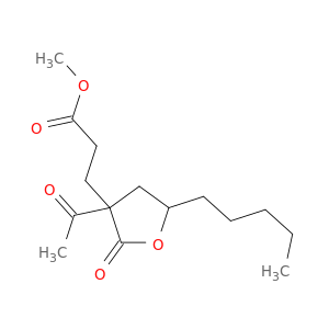 3-Furanpropanoic acid, 3-acetyltetrahydro-2-oxo-5-pentyl-, methyl ester