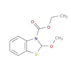 3(2H)-Benzothiazolecarboxylicacid, 2-methoxy-, ethyl ester