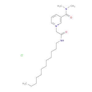 3-DIMETHYLCARBAMOYL-1-(DODECYLCARBAMOYLMETHYL)PYRIDINIUM CHLORIDE