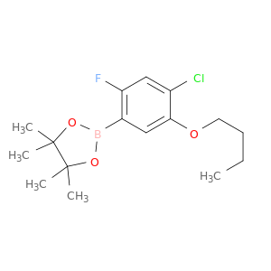 2-(5-丁氧基-4-氯-2-氟苯基)-4,4,5,5-四甲基-1,3,2-二氧硼杂环戊烷