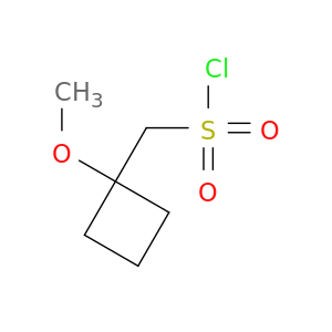 (1-methoxycyclobutyl)methanesulfonyl chloride