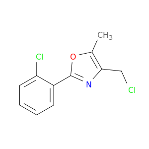 4-(氯甲基)-2-(2-氯苯基)-5-甲基-1,3-恶唑