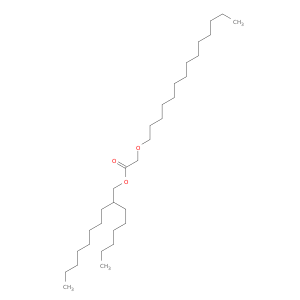 Acetic acid, (tetradecyloxy)-, 2-hexyldecyl ester
