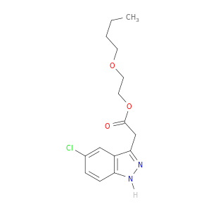 1H-Indazole-3-acetic acid, 5-chloro-, 2-butoxyethyl ester