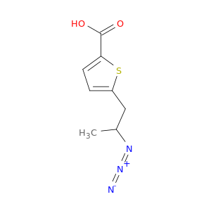 2-Thiophenecarboxylic acid, 5-(2-azidopropyl)-