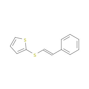 Thiophene, 2-[[(1E)-2-phenylethenyl]thio]-