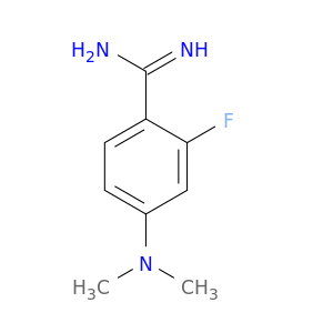 4-(dimethylamino)-2-fluorobenzene-1-carboximidamide