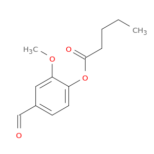 Pentanoic acid, 4-formyl-2-methoxyphenyl ester