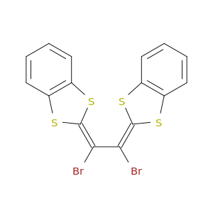 1,3-Benzodithiole, 2,2'-(1,2-dibromo-1,2-ethanediylidene)bis-
