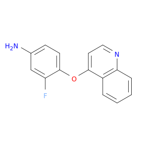3-fluoro-4-(quinolin-4-yloxy)aniline
