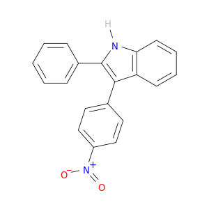 1H-Indole, 3-(4-nitrophenyl)-2-phenyl-