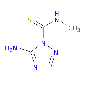 5-amino-N-methyl-1,2,4-triazole-1-carbothioamide