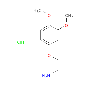 Ethanamine, 2-(3,4-dimethoxyphenoxy)-, hydrochloride