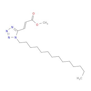2-Propenoic acid, 3-(1-tetradecyl-1H-tetrazol-5-yl)-, methyl ester, (E)-