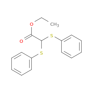 Acetic acid, bis(phenylthio)-, ethyl ester