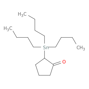 Cyclopentanone, 2-(tributylstannyl)-