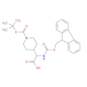 2-(Fmoc-氨基)-2-(1-Boc-4-哌啶基)乙酸