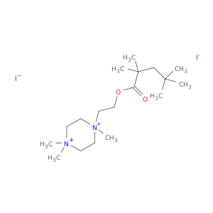 1,1,4-trimethyl-4-{2-[(2,2,4,4-tetramethylpentanoyl)oxy]ethyl}piperazinediium diiodide