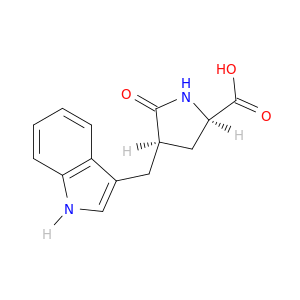 D-Proline, 4-(1H-indol-3-ylmethyl)-5-oxo-, (4R)-