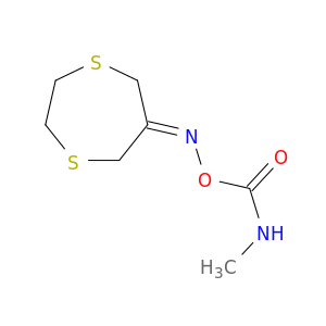 1,4-Dithiepan-6-one,O-[(methylamino)carbonyl]oxime (9CI)
