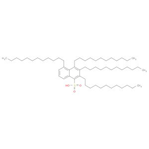 Naphthalenesulfonic acid, tetradodecyl-
