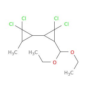 1,1'-Bicyclopropyl, 2,2,2',2'-tetrachloro-3-(diethoxymethyl)-3'-methyl-