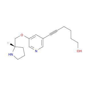 6-[5-[(2S)-2-吡咯烷基甲氧基]-3-吡啶基]-5-Hexyn-1-OL