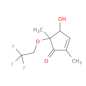 2-Cyclopenten-1-one, 4-hydroxy-2,5-dimethyl-5-(2,2,2-trifluoroethoxy)-