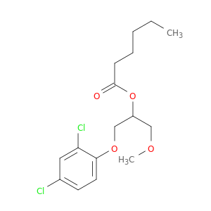 Hexanoic acid, 2-(2,4-dichlorophenoxy)-1-(methoxymethyl)ethyl ester