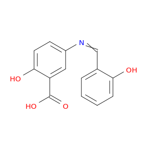 Benzoic acid, 2-hydroxy-5-[[(2-hydroxyphenyl)methylene]amino]-