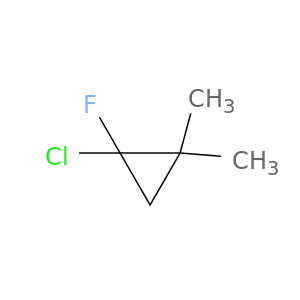 1-chloro-1-fluoro-2,2-dimethyl-cyclopropane