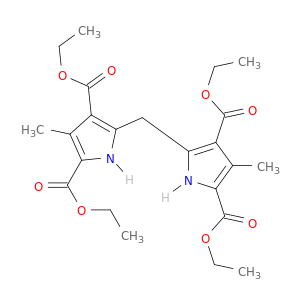 1H-Pyrrole-2,4-dicarboxylicacid, 5,5'-methylenebis[3-methyl-, tetraethyl ester (9CI)