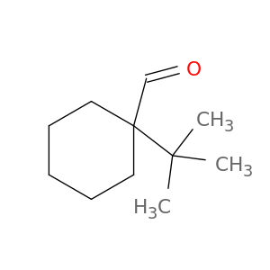 Cyclohexanecarboxaldehyde, 1-(1,1-dimethylethyl)-