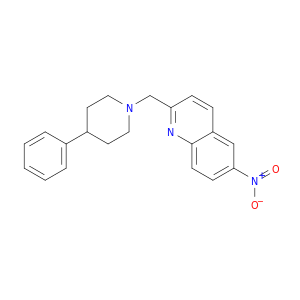 Quinoline, 6-nitro-2-[(4-phenyl-1-piperidinyl)methyl]-