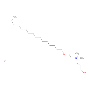 1-Propanaminium,N-[2-(hexadecyloxy)ethyl]-3-hydroxy-N,N-dimethyl-, iodide (1:1)