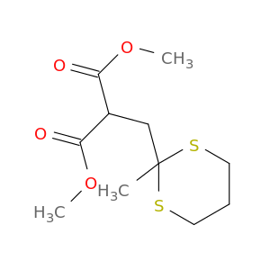 Propanedioic acid, [(2-methyl-1,3-dithian-2-yl)methyl]-, dimethyl ester