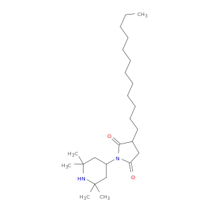 3-十二烷基-1-(2,2,6,6-四甲基-4-哌啶基)吡咯烷-2,5-二酮