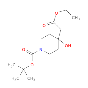 4-(2-乙氧基-2-氧代乙基)-4-羟基哌啶-1-羧酸叔丁酯