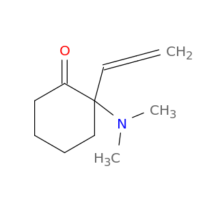 Cyclohexanone, 2-(dimethylamino)-2-(1,2-propadienyl)-