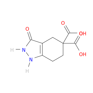 5H-Indazole-5,5-dicarboxylicacid, 1,2,3,4,6,7-hexahydro-3-oxo-