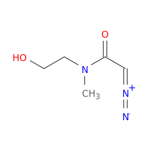 Acetamide, 2-diazo-N-(2-hydroxyethyl)-N-methyl-