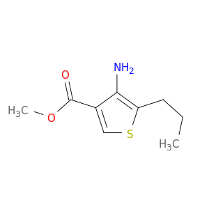 3-Thiophenecarboxylic acid, 4-amino-5-propyl-, methyl ester