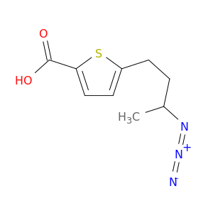2-Thiophenecarboxylic acid, 5-(3-azidobutyl)-