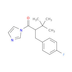 1H-Imidazole, 1-[2-[(4-fluorophenyl)methyl]-3,3-dimethyl-1-oxobutyl]-