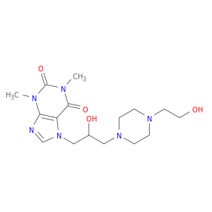 1H-Purine-2,6-dione,3,7-dihydro-7-[2-hydroxy-3-[4-(2-hydroxyethyl)-1-piperazinyl]propyl]-1,3-dimethyl-