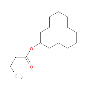 Butanoic acid, cyclododecyl ester