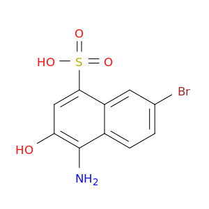 1-Naphthalenesulfonicacid, 4-amino-7-bromo-3-hydroxy-