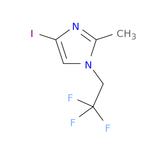 1H-Imidazole, 4-iodo-2-methyl-1-(2,2,2-trifluoroethyl)-