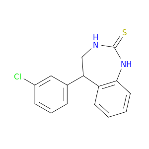 2H-1,3-Benzodiazepine-2-thione, 5-(3-chlorophenyl)-1,3,4,5-tetrahydro-