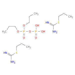 propyl carbamimidothioate- dipropyl dihydrogen diphosphate(2:1)